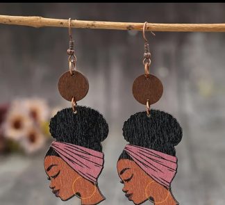 Bohemian Wooden Earrings for Women