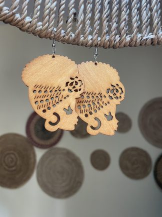 Bohemian Wooden Earrings for Women