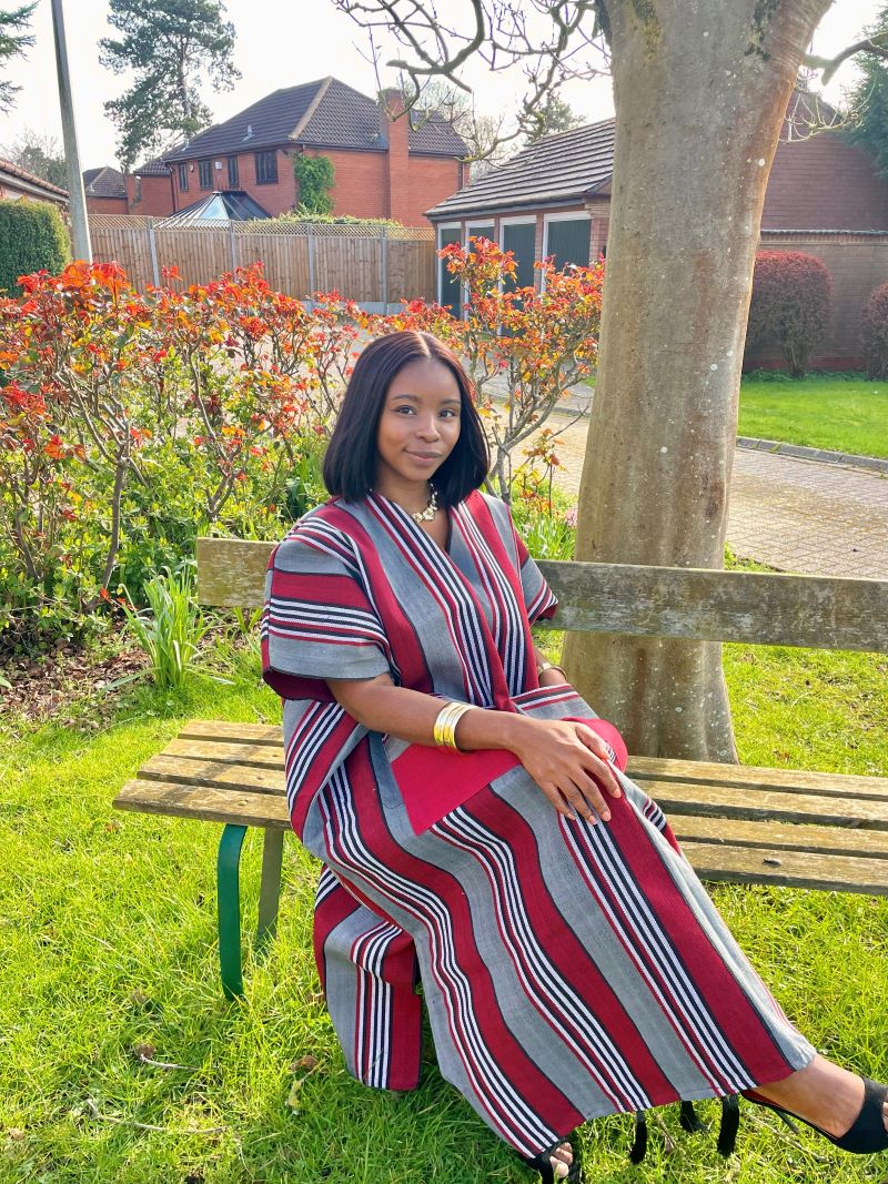Burgundy Aso Oke bubu by IvybyIvie